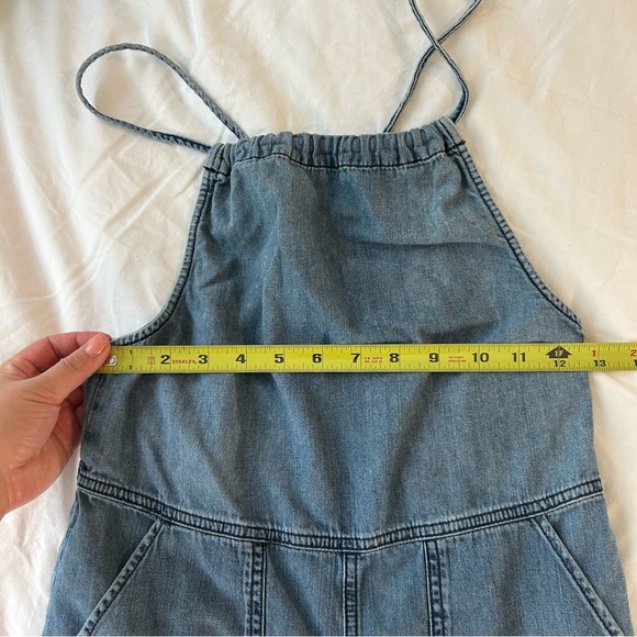 Free People Soft Wide Leg Overall Pantsuit - 0 - Picture 3 of 5